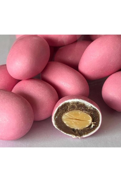 PEMBE RENKLİ BADEM DRAJE 5 KG